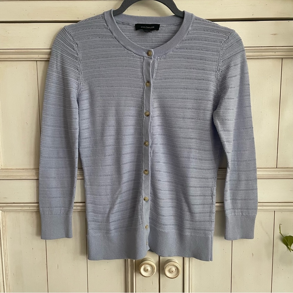Ann Taylor Cotton Cardigan